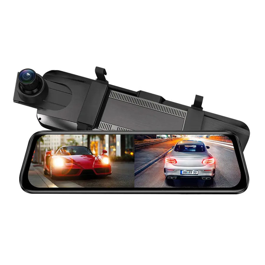 AZDome AR09 4K 2CH Full Mirror Wifi Touch dashcam