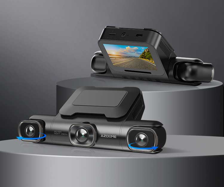 AZDome M660 4CH 128gb 2K Wifi GPS 360 graden dashcam