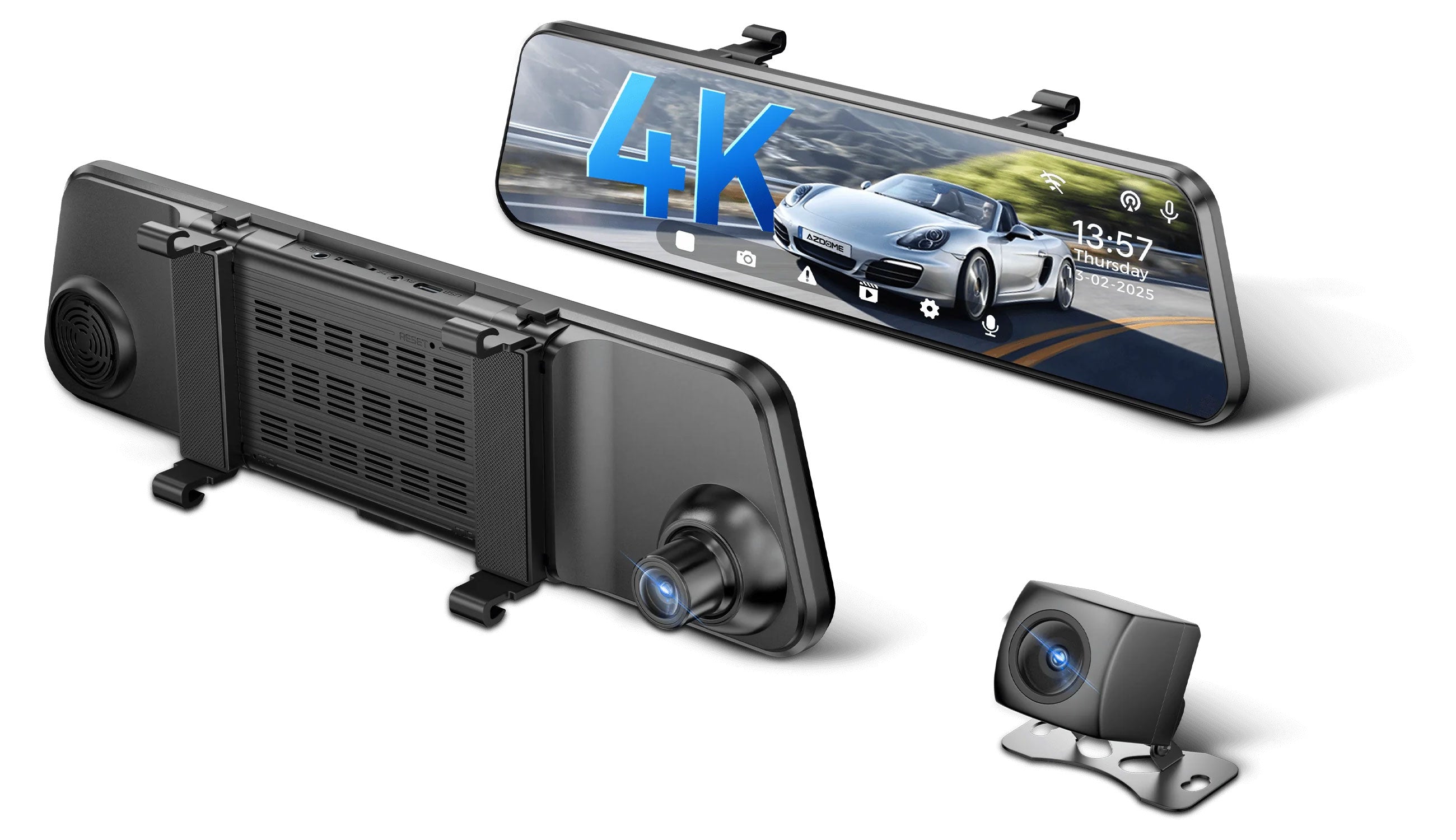 AZDome PG17 Max 4K 2CH Wifi GPS 64gb dashcam