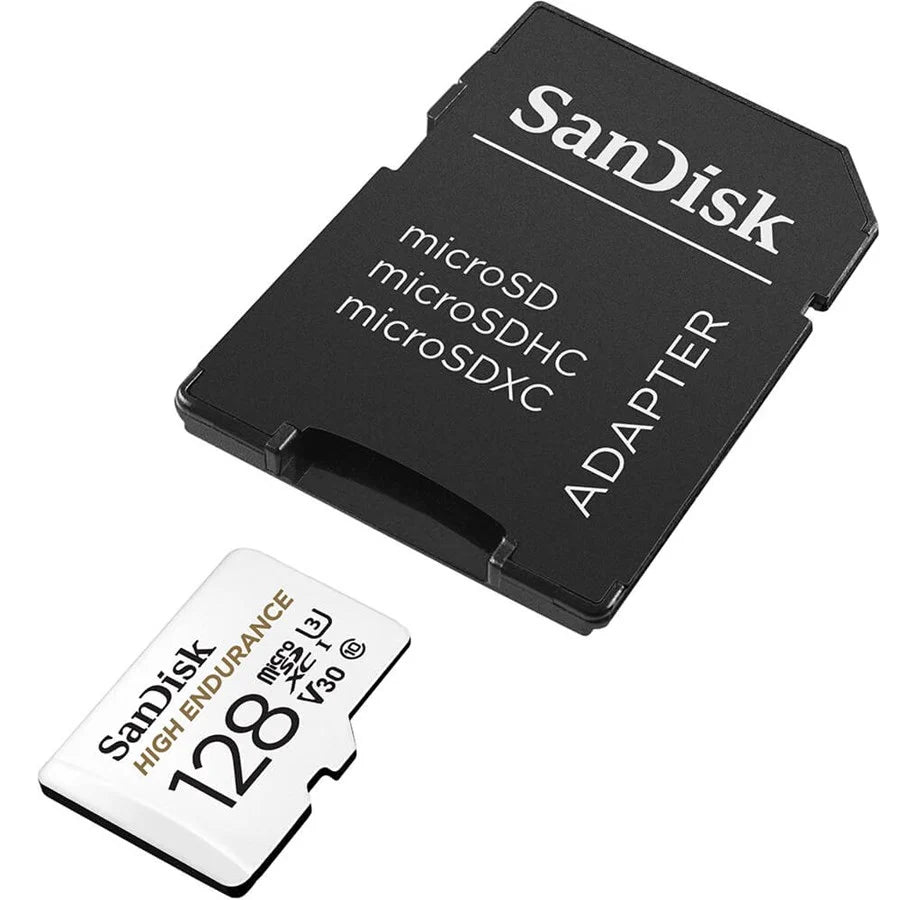<tc>Sandisk 128 Go High Endurance U3 V30, carte microSD</tc>