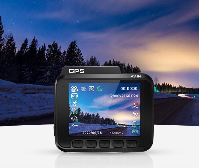 AZDome GS63H 4K 1CH Wifi GPS dashcam