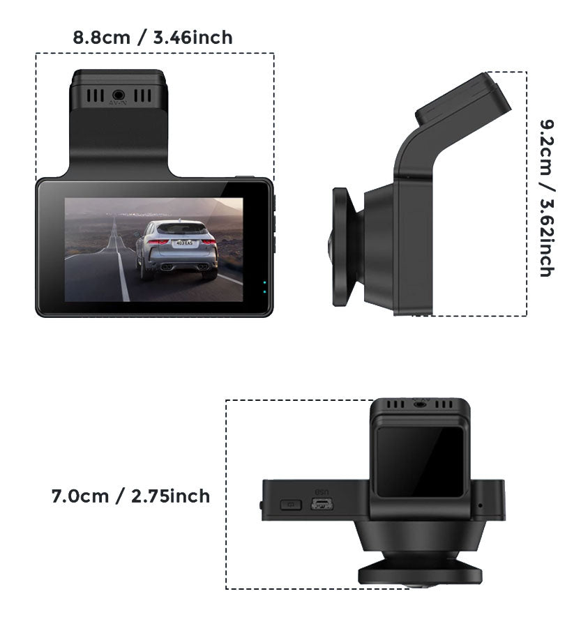 AZDome M63 Lite True 4K 64gb Wifi dashcam