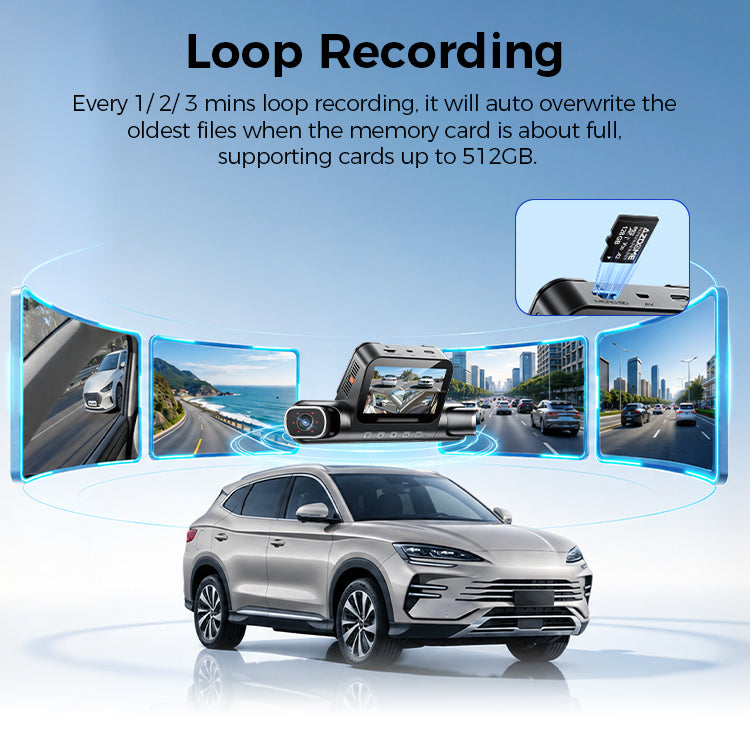AZDome M660 Max 4CH 128gb 4K Wifi GPS 360 graden dashcam