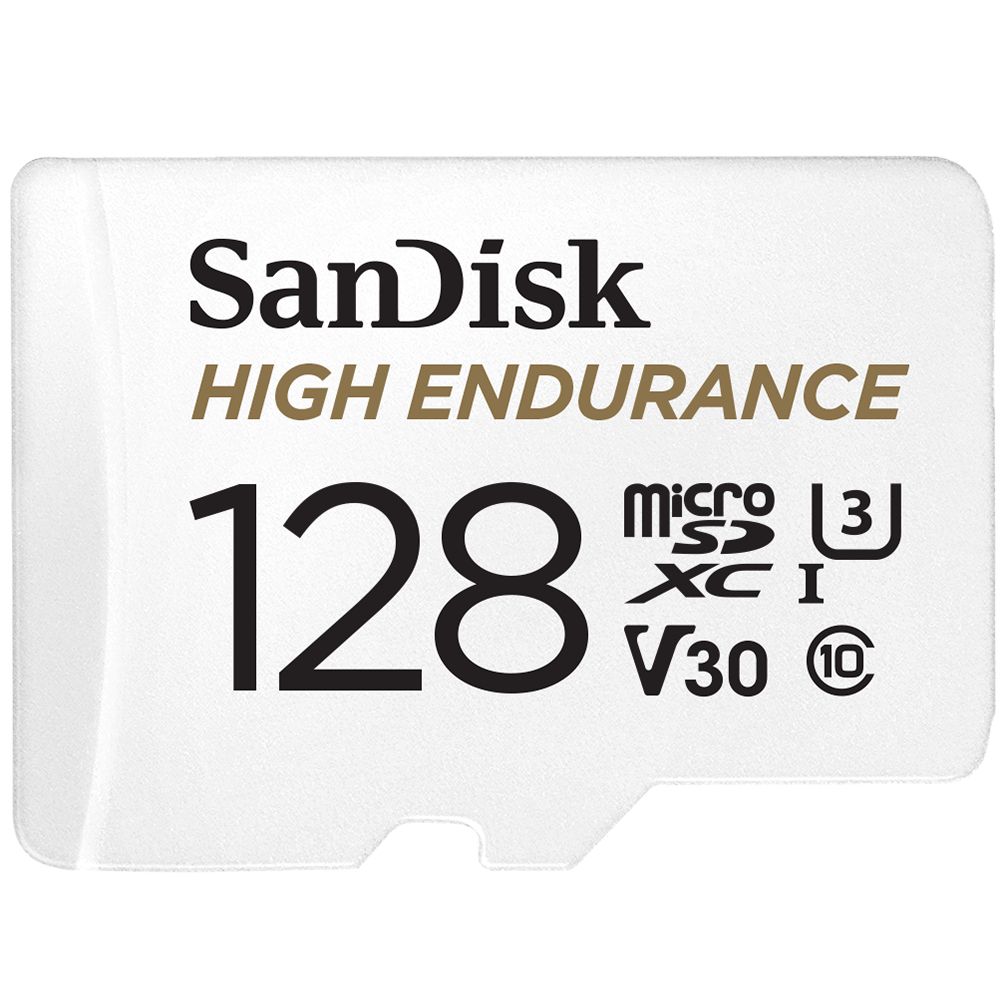 <tc>Sandisk 128 Go High Endurance U3 V30, carte microSD</tc>