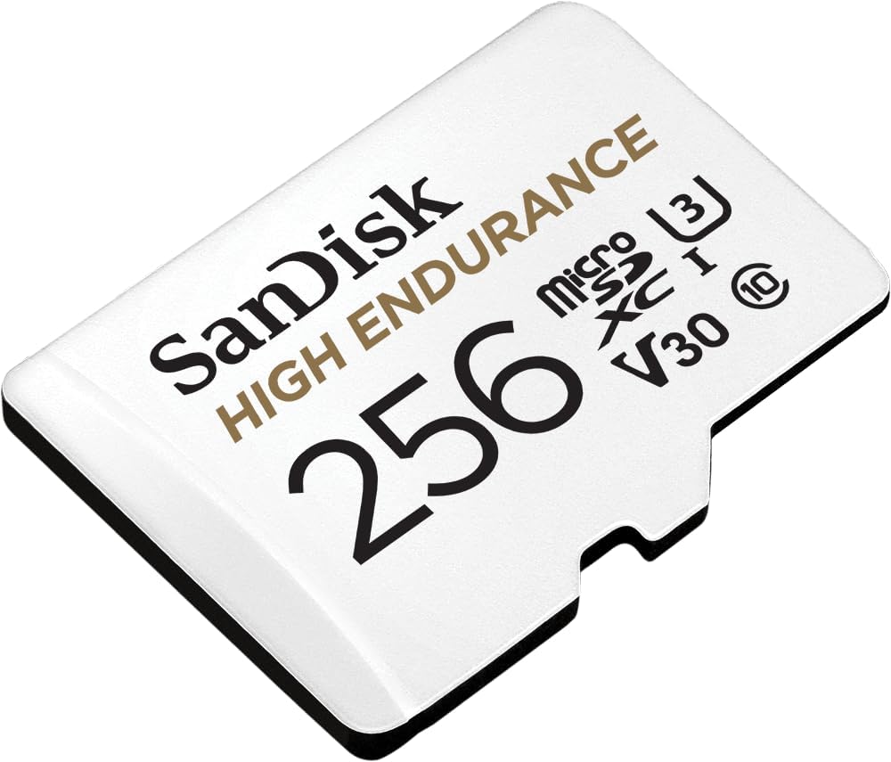 <tc>SanDisk 256 GB High Endurance U3 V30 microSD-Karte</tc>